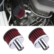 2x Red 19mm Car Cold Air