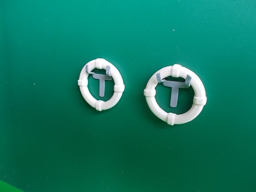 Pair lifebelts brackets - pair, of