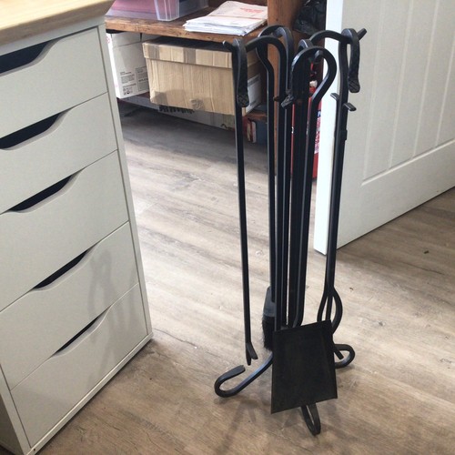 Wrought iron fire - iron,