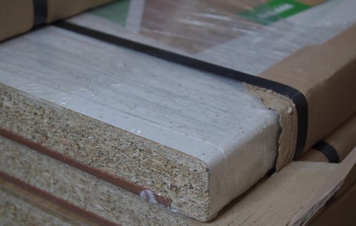 Laminate worktop round - round, edge