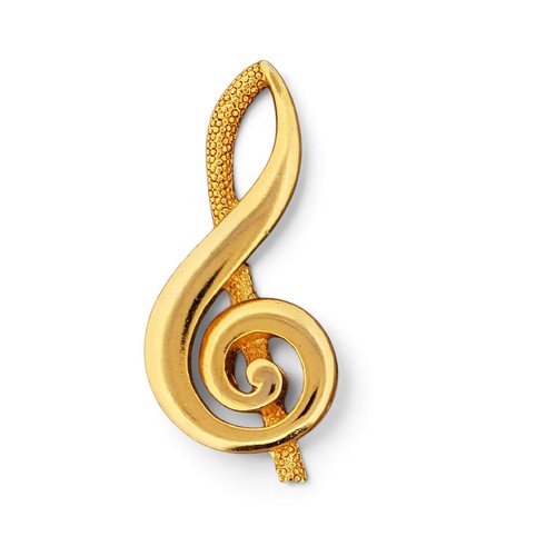 Vintage treble clef - vintage, jj