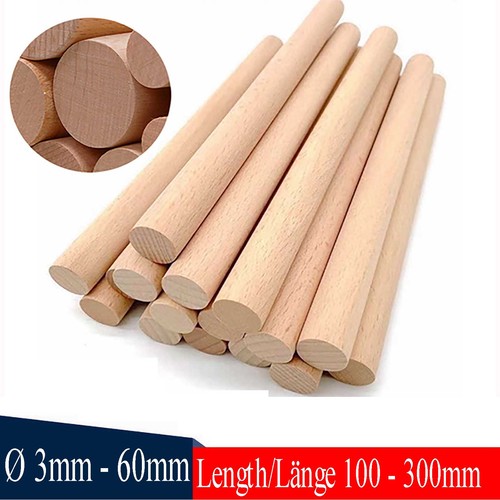 Wooden dowel rod 3mm 4mm - 3mm,