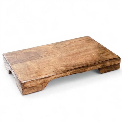 Rectangular mango wood display - rectangular,