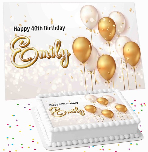 Gold and cream balloons - gold,