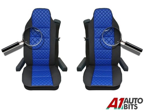 Premium blue leatherette - leatherette, &