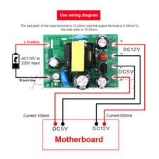 AC-DC Switching Power Supply Module Isolation PCB Board AC 110-220V to DC12V/5V