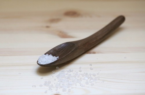 Handmade unique wooden salt - handmade,