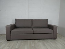 Bespoke George Smith Style square arm sofa in Taupe Linen