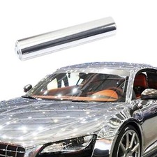 silver Mirror Vinyl Wrap Film