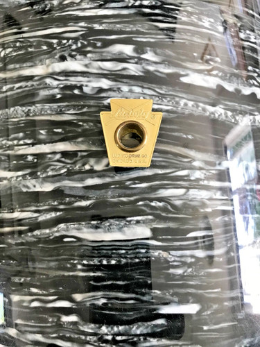 Black oyster pearl drum wrap - oyster, (