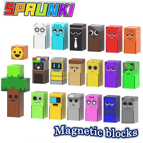 Magnetic building blocks - blocks, cube