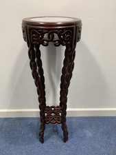 Chinese mahogany plant vase - mahogany, or