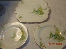 CWS Art Deco Side Plates & Sandwich/Cake plate.