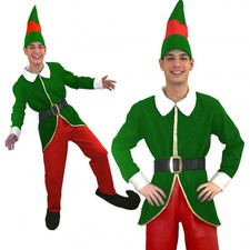 Elf Costume man Santas Little