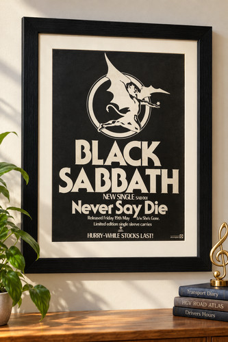 Black sabbath never say - black,