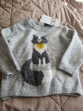 Zara NWT grey dog print