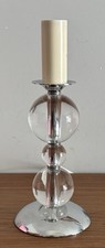 Laura Ashley Selby Glass Ball Lamp Base 24cm Table Lamp Bedside #