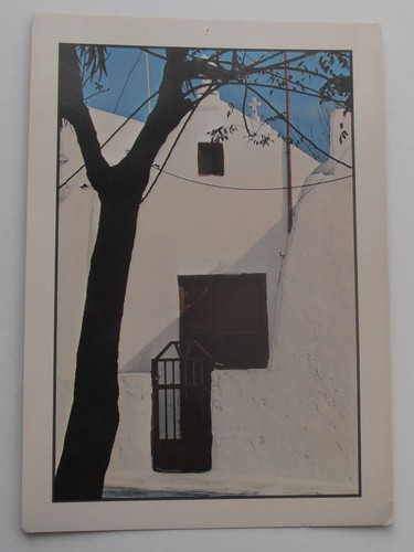 Postcard greece whitewashed - greece:,