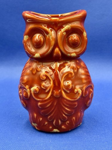 Ceramic owl vase planter - ceramic,