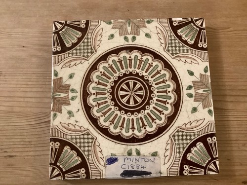Minton antique ceramic tile - antique,