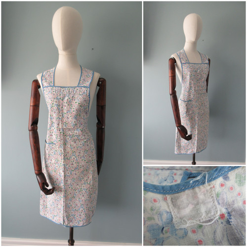 Vintage cc41 apron 1940s - apron,