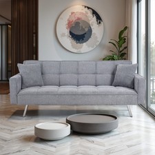 Fabric Sofa Bed 3 Seater Click