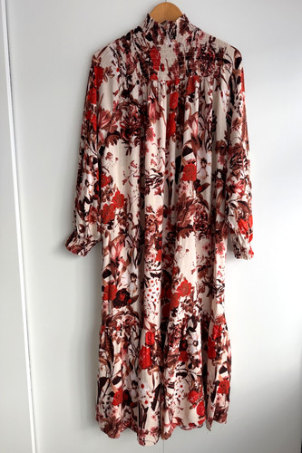 Womens floral midi - h&m, dress