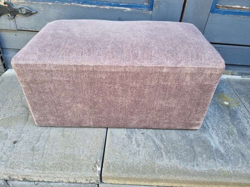 Grey footstool - grey,
