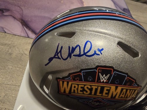 Wwe wrestlemania signed - wwe,