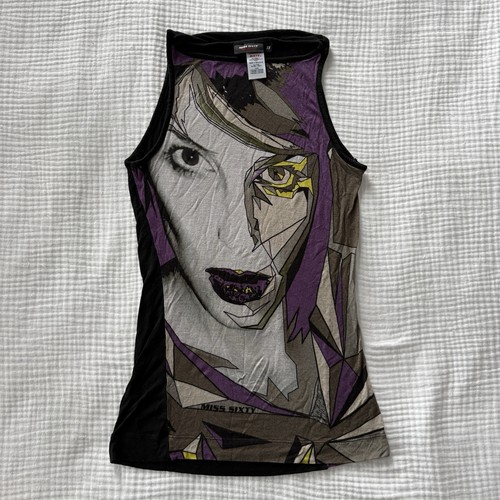 Miss sixty diamond vest top - diamond,