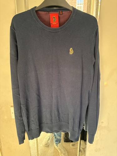 Mens medium navy luke jumper - mens,