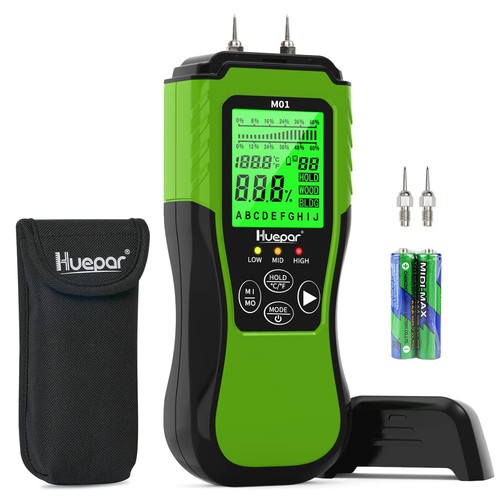 Digital wood moisture meter - moisture,