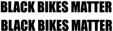 BLACK BIKES MATTER Swingarm Sticker Bobber Cafe Racer Streetfighter