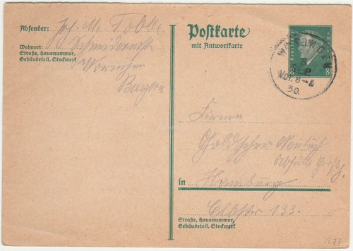 Postal stationery germany - postal,