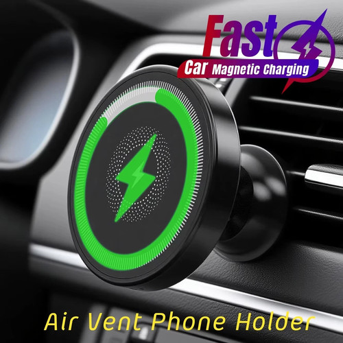 Magnetic wireless car charger - wireless,