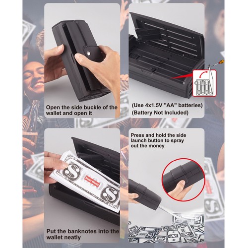 Money shooting toy electric - ﹢money,