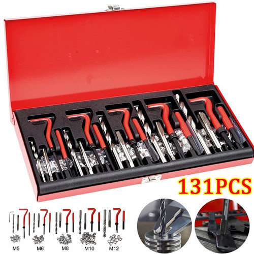 131pcs hss thread repair kit - hss,