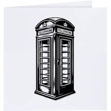 'British Telephone Kiosk' Greeting Cards (GC053228)