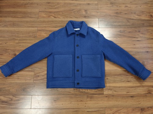 Zara men blue wool blend - zara,