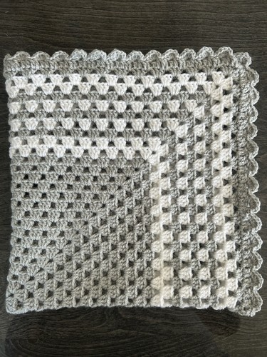 Hand knitted crocheted - hand, /