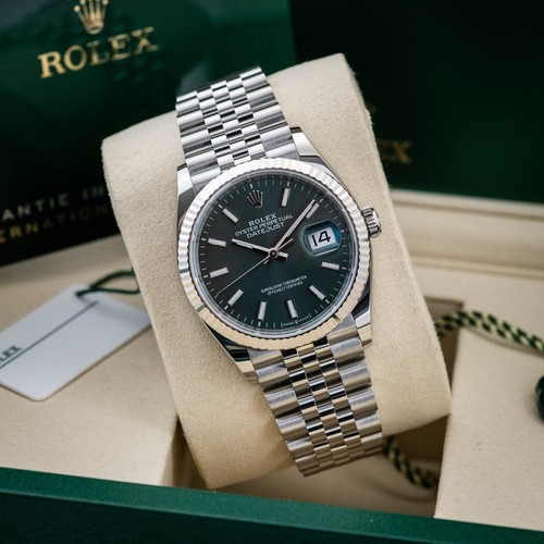 Rolex datejust mint green - datejust, 36