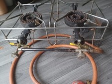 Portable Propane LPG Gas Double Burner Cooker for Outdoor Camping