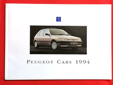 1993-94 PEUGEOT RANGE Sales