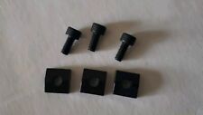 Electric Guitar String Locking Metal Nut Blocks X 3. (One Set)