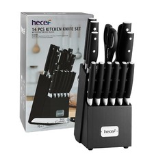 14PCS Kitchen Knife Block Set