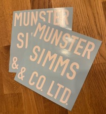 Munster Simms & Co Ltd Sticker