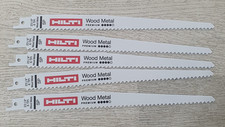 5 x HILTI 23 |9" 6TPI Wood Metal Reciprocating Saw Blade 2222126 - G1
