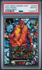 2025 Topps Chrome WWE Hidden Gems Hulk Hogan (HG-HH) SSP Case Hit PSA GEM MT 10