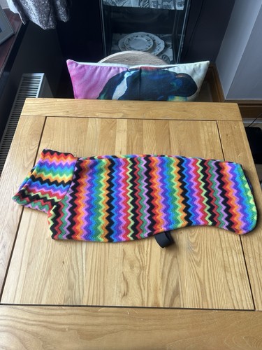 Zigzag fleece dog - coat,
