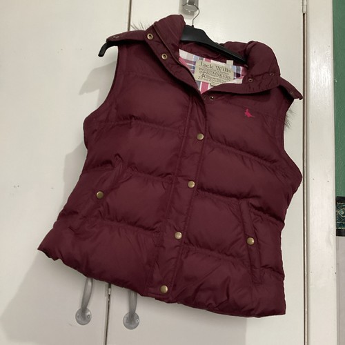 Jack wills burgundy gilet body - wills,